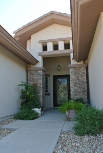 Custom Iron and Glass Door